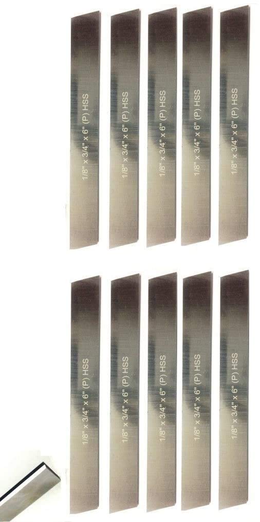 Barreau de tournage HSS 15,2 cm de longueur | Lame en acier rapide pour outils de coupe durables