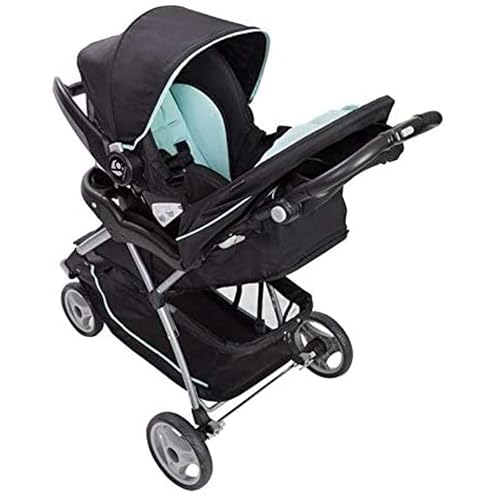 Miniatura 4 de Baby Trend EZ Ride 35 - Sistema de viaje, Doodle Dots y Smart Steps Stem EZ Bouncer, gris