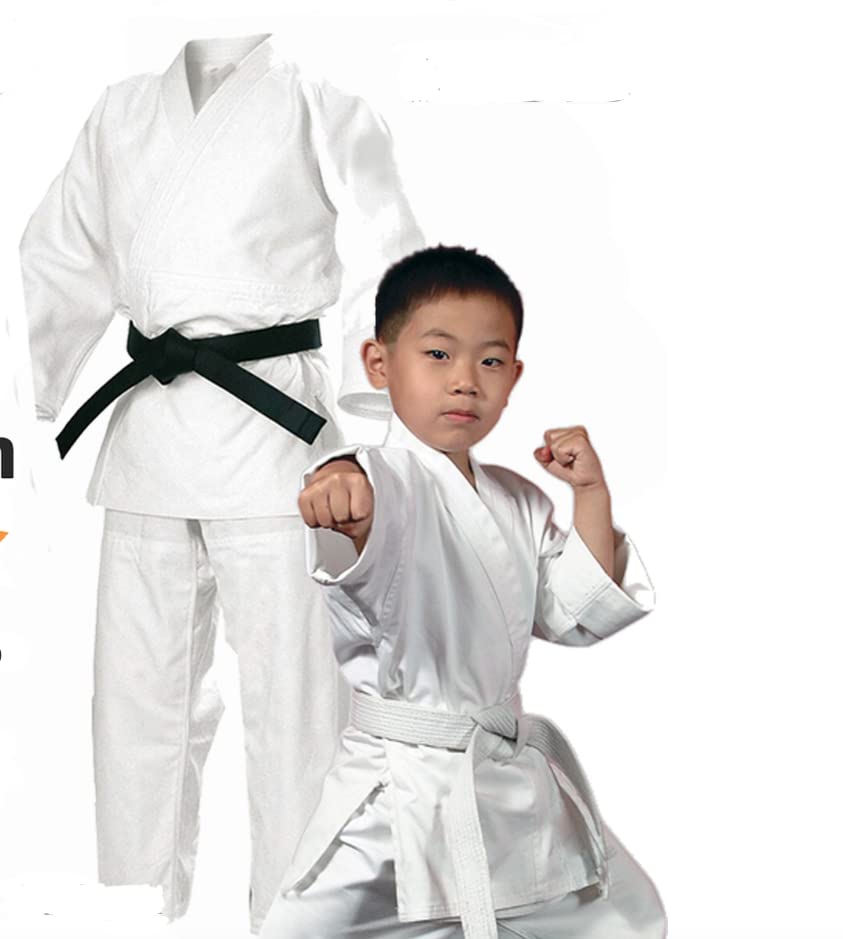Karate 9oz 100% algodón blanco karate uniforme