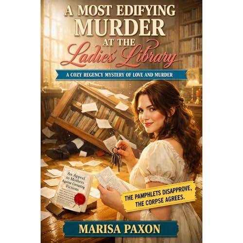 A Most Edifying Murder at the Ladies&rsquo; Library Audiolibro Por Marisa Paxon arte de portada