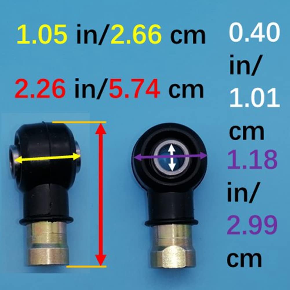 2 Tie Rod Assemblies Sets Compatible with Polaris Big Boss Magnum Norwegian Scrambler Swedish Sportsman Xplorer 300 400 400L 425 500 4X4 6X6 Left or Right Side 1995 1996 1997 Z746