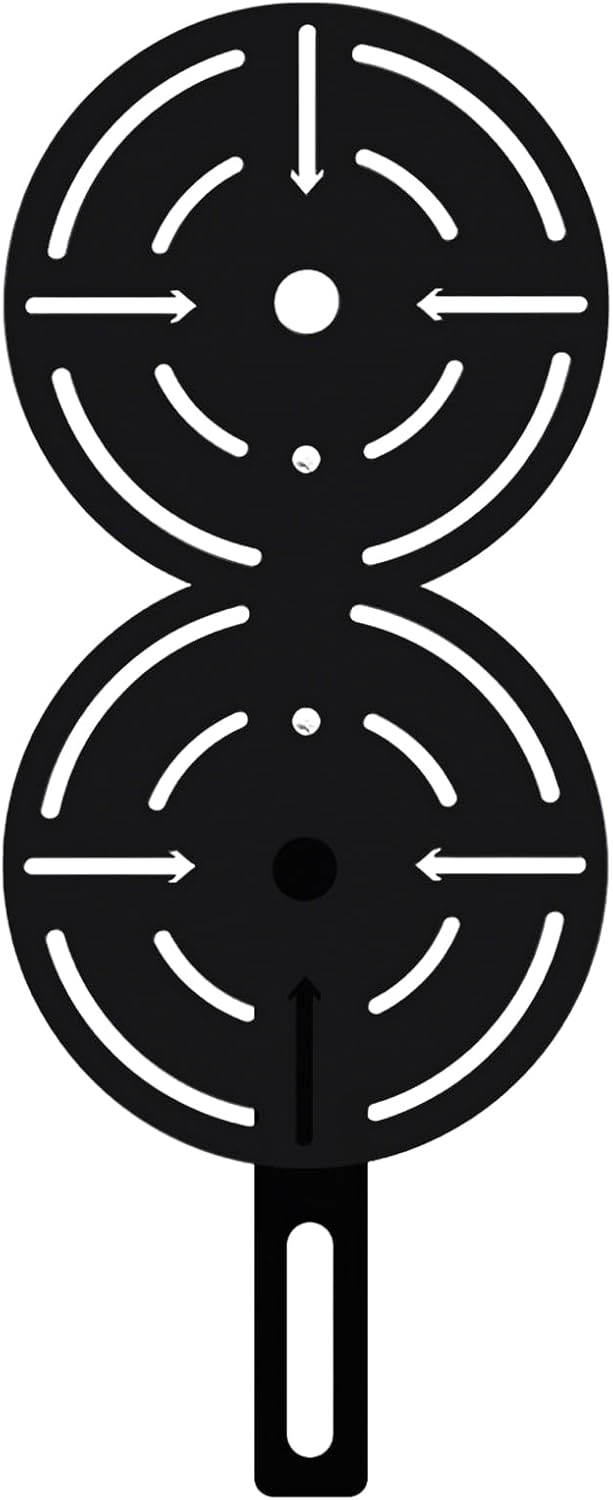 MARLANG Metal Double Wall Ball Target with Extension Medicine Ball Target Rack Mounted Power Cage Attachments for Strength Endurance Arm Triceps Biceps Workouts