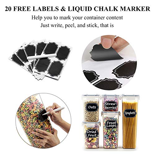 image for Wildone Airtight Food Storage Containers with Lids, 14PC Plastic Kitch