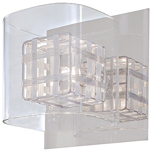 Image of George Kovacs P800-077, Jewel Box, 1 Light Bath Fixture, Chrome