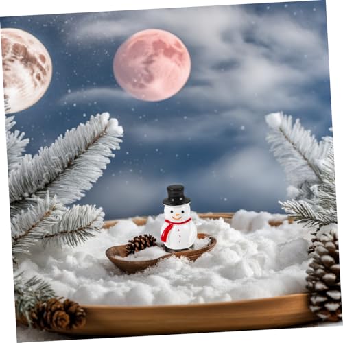 20 Mini-bonhommes de Résine Zerodeko Décorations de Noël