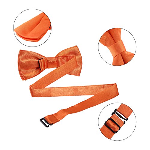 Image of Kids Suspender Bowtie Necktie Sets - Adjustable Elastic Classic Accessory Sets for 6 Months to 13 Year Old Boys & Girls
