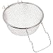 Happyyami Cestas de Freír de Acero Inoxidable Cestas de Freír de Acero Inoxidable Colador de Presentación de Alimentos Herramienta de Cocina para Cocinar Patatas Olla Mini Colador de