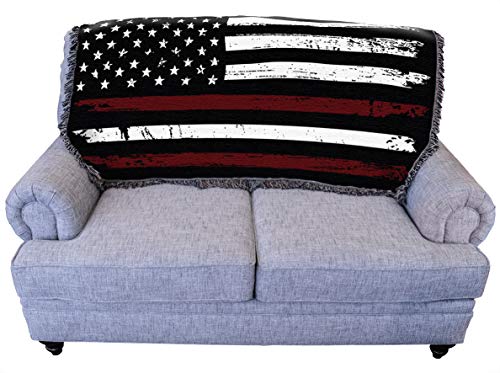 Pure Country Weavers Austrian American Flag Blanket - Gift Tapestry Throw for Back of Couch or Sofa Woven from Cotton - Made in The USA (61x36)