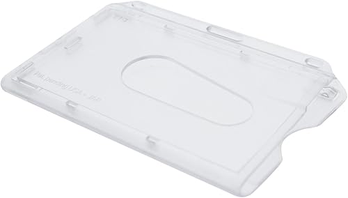 Specialist ID - Paquete de 3 soportes horizontales delgados y resistentes para tarjetas de identificación plástico duro capacidad para 1 tarjeta