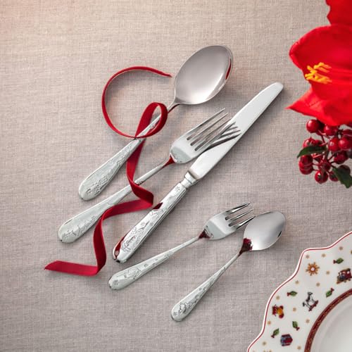 Miniatura 2 de Villeroy Boch Toy S Delight Set De Cubiertos, 30 Piezas, Cubertería De Acero Inoxidable, 6 Cucharas, Tenedores, Cuchillos, Cucharillas De Café Y Tenedores Para Tartas, Apto Para Lavavajillas