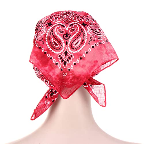 4 Pieces Unisex Paisley Print Hat Square Scarf Bandana Cap Headscarf Baseball Cap Outdoor Sun Visor Hats Hip Hop #TOP5