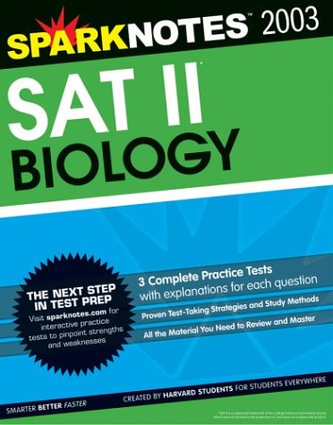 SAT II Biology (SparkNotes Test Prep): SparkNotes: 9781586634308 ...