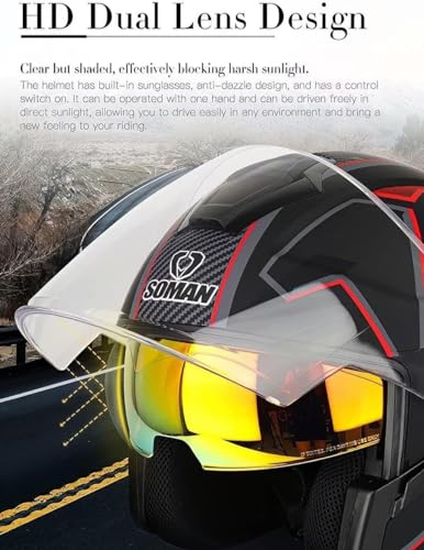 Casque moto ouvert rétro 3/4 avec Bluetooth intégré noir mat taille XL pour adulte