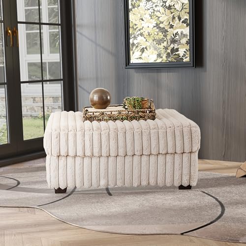 Roundhill Furniture Belvoir Accent Cocktail Ottoman, Beige Champagne
