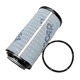 Peterbilt OEM Air Filter X011623, Mesh Design, Black and Silver, Heavy-Duty Replacement Filter for