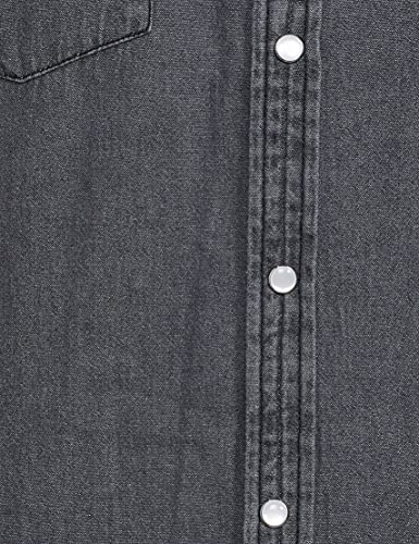 Image of Amazon Brand - INKAST Men's Slim Shirt (AZ-INK-RFS-DN-04 Grey 1 3XL)