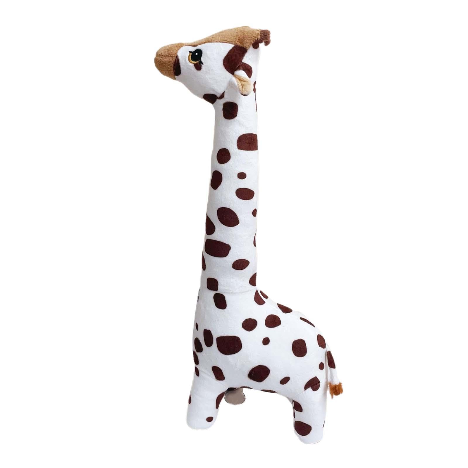 Peluche Giraffa Morbido Cuscino Animale Pupazzo Giocattolo Farcito Regalo Tenero Materiale Soffice Adatto a Bambini Ufficio Decorazione Interna, 40 cm