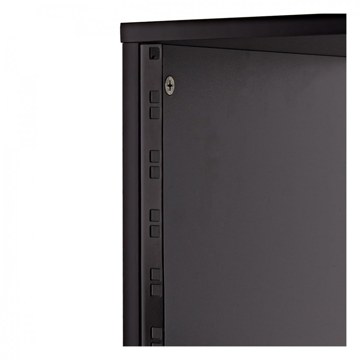8U Studio Rack Cabinet di Gear4music Nero H-76cm L-52cm P-47cm