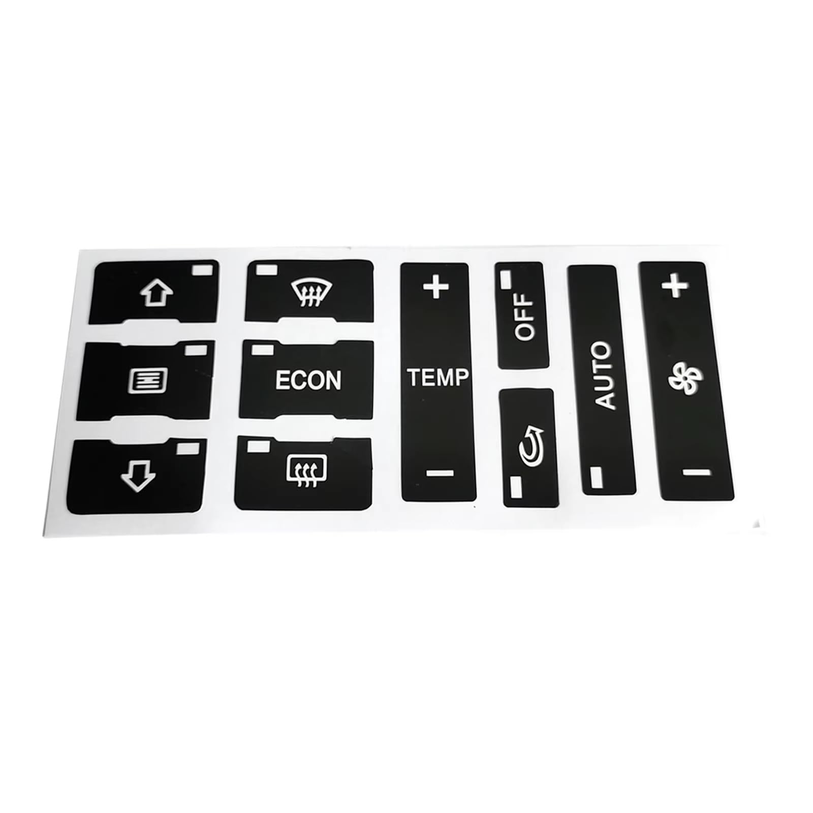 Car Button Stick Compatible with A2 A3 8L AC Button Repair Kit Faded Ugly Car Stickers Car Air Condition Control Switch Button Repair Stickers Accessories