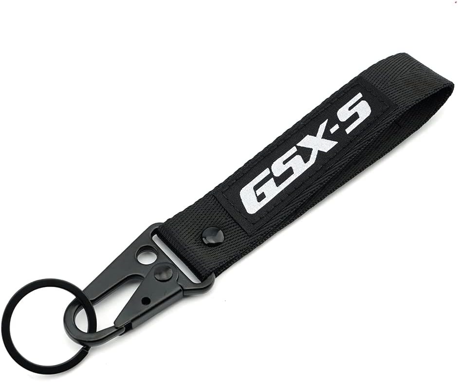 XIDAODIT Motorcycle Nylon lanyard keychain Embroidery keyRing For SUZUKI GSX-...