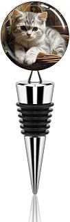 Cat Wine Bottle Stopper Reusable Wine Seal Stopper, Decorative Bottle Sealer Keep The Wine Fresh, Is An Ideal Wine Accessory Gift