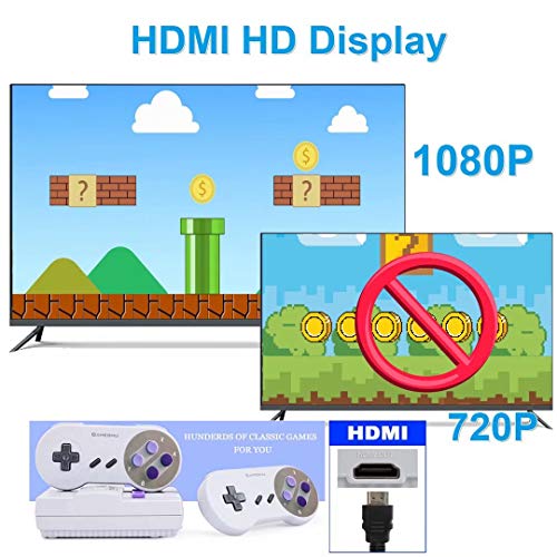 LIFTREN Built-in 821 Games, HDMI HD Output, Children Gift, Birthday Gift Happy Child Memories, Childhood Classic Game Console HDMI HD-01