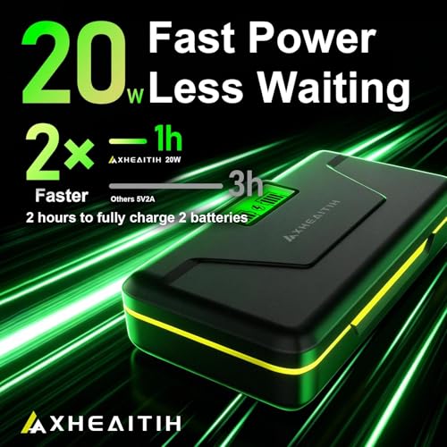 Image of LC-E10 20W PD 1h Dual Slot Camera Charger Fast Charging for Canon | EOS Rebel T7 T6 T5 T3 T100 4000D 3000D 2000D 1500D 1300D 1200D 1100D Kiss X50 X70 X80 X90 SLR