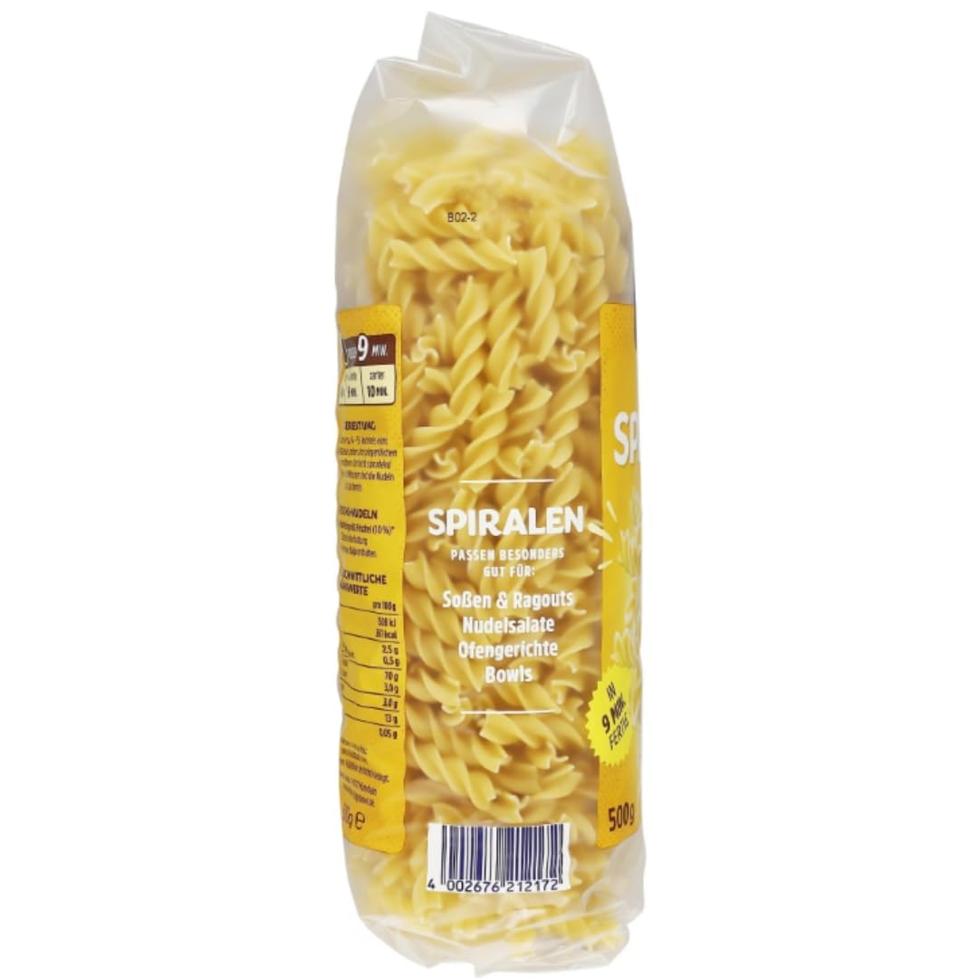 Mit Pufai Grocery, Birkel's No. 1 Spiralen Pasta Nudeln 500 gramm x 12 Stück