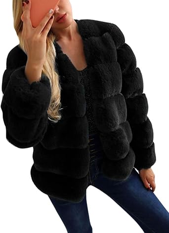 fluffy jacket amazon