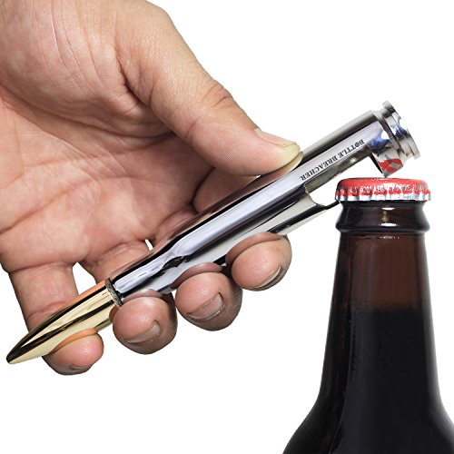 50 Caliber BMG Chrome Bottle Breacher Bottle Opener with Retail Packaging Made in the USA …