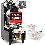 Milchtee-Versiegelungsmaschine, Elektrischer Becherverschließer, vollautomatisch, gewerblicher...