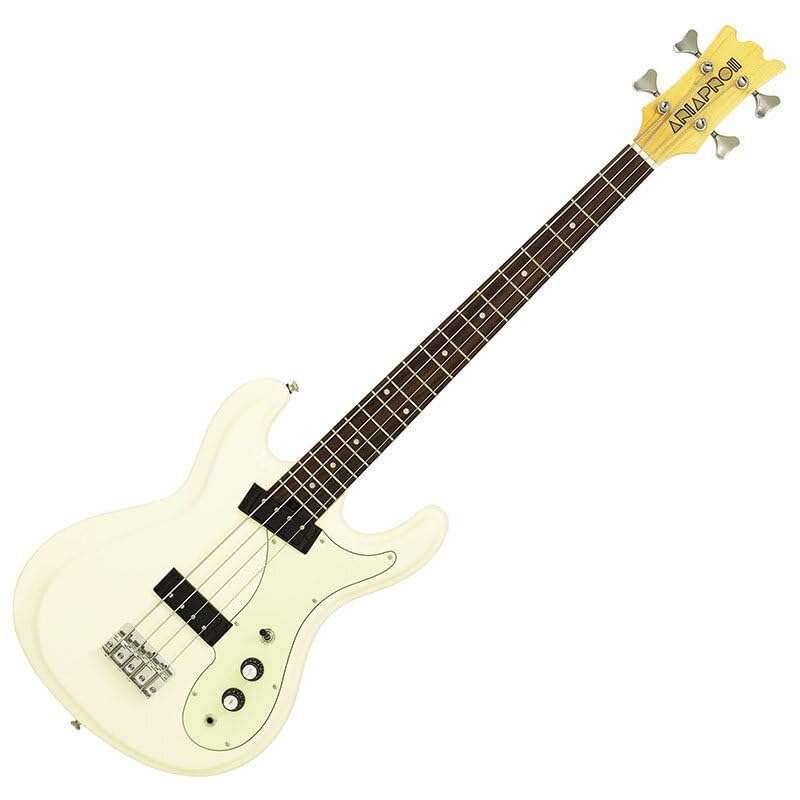 Amazon | Aria Pro2 DMB-206 VW Vintage White RETRO CLASSICS