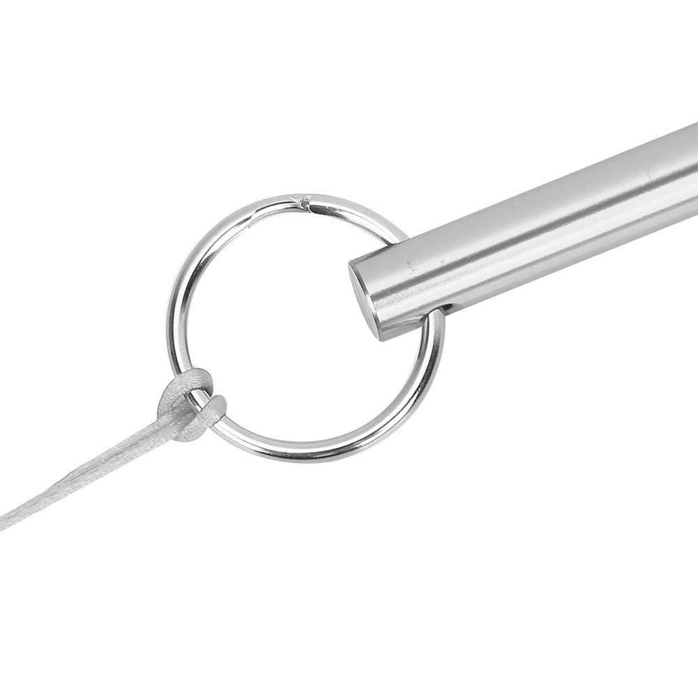 Tbest Scuba Diving Pointer, Scuba Diving Lega di Alluminio Tickle Stick con misurazione e Cordino Sostituzione per Immersioni subacquee (Argento)