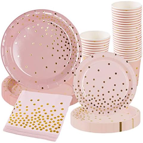 Juego de Fiesta Desechable Rosa Cover