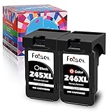 Foiset Remanufactured Canon Ink PG-245XL CL-246XL 245 246 XL Inkjet PIXMA MX492 TR4520 TS3120 MG2420...