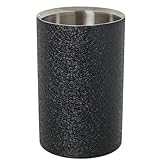 AlexandreHouse ENFRIADOR BOTELLA ACERO INOX.,CUBIERTA NEGRA_°12X19CM