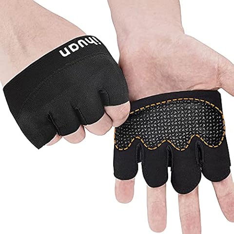 ihuan New Weight Lifting Gym Workout Gloves Men & Women, Great for Weightlifting, Exercise, Training, Fitness Cover