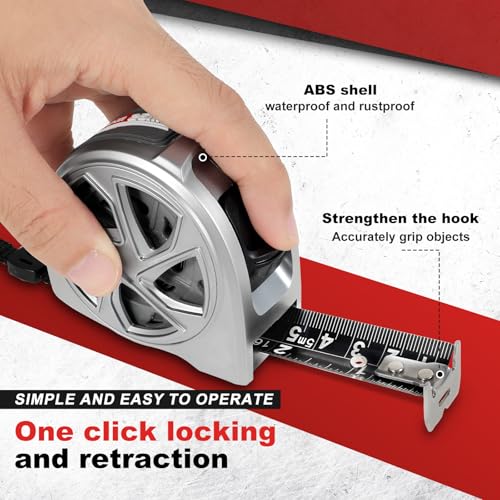 Cinta métrica retráctil acero inoxidable 5 m miniatura 6