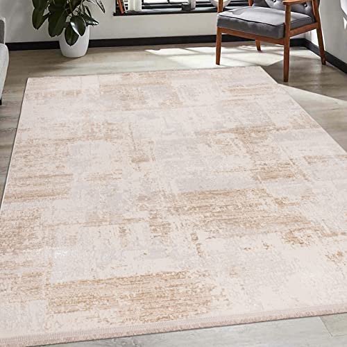 Teppich-Traum Teppich Modern Schlafzimmer Kurflor Glänzend Hochwertig Allergikerfreundlich...