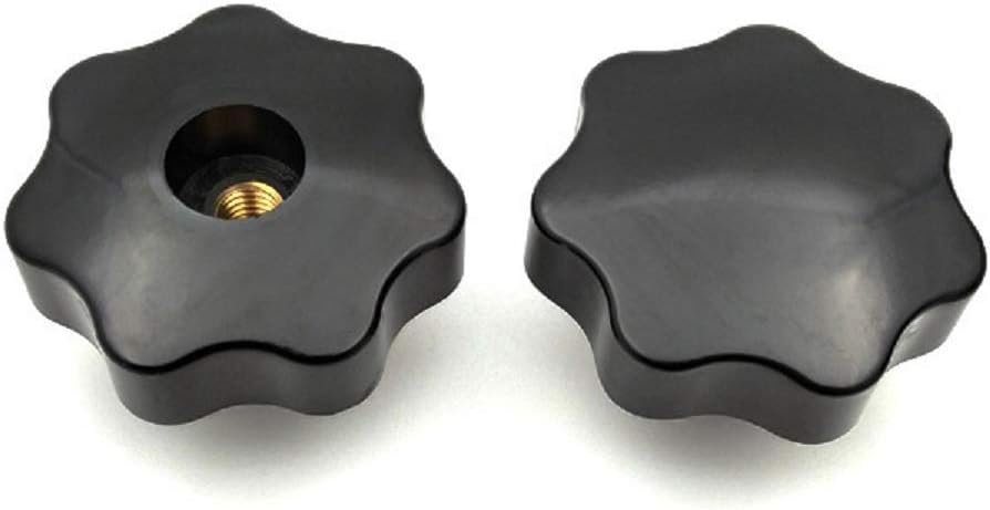 Seven Star Bakelite Knob with Through Hole M6 M8 M10 M12 M16 Female Thread(M16x63(100pcs))