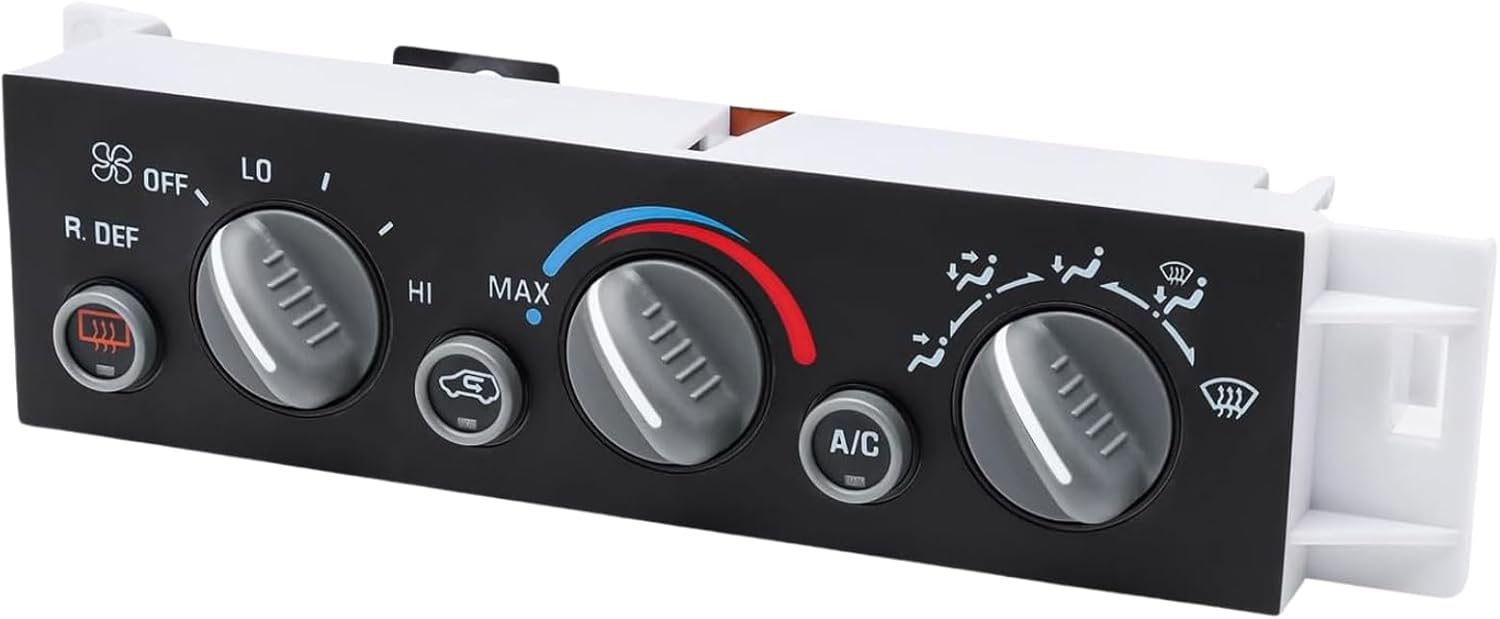 AC Heater Climate Control Panel with Rear Defogger Compatible with Chevy C1500 C2500 Suburban Tahoe 1996-2000 GMC Yukon XL SL SLE SLT 9378805 16231165