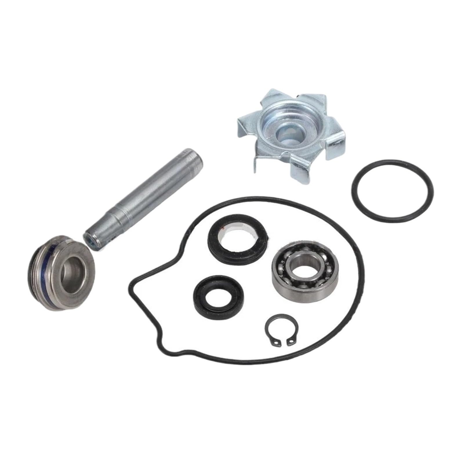 Conjunto de bomba agua para motocicleta Ajuste para Yam&aha YZF R6 Ajuste para YZF-R6 1999-2005 YZF-R6S 2003-2009 FZ6 2004-2009 Kit de reparación de bomba de agua