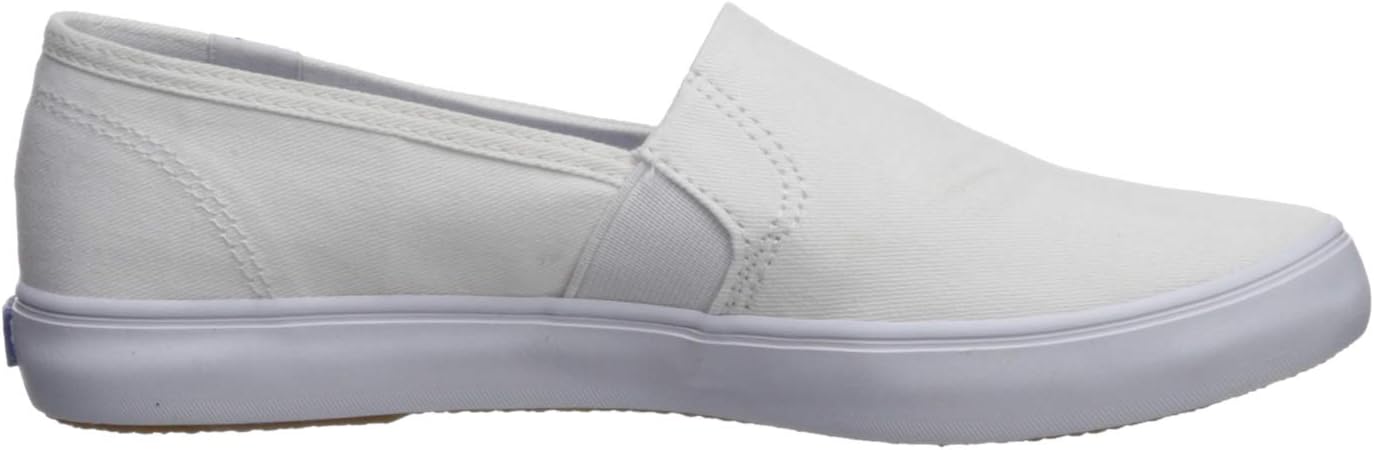 Keds Women's Clipper Slip on Sneaker 6.5 White