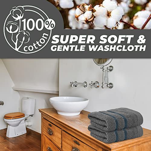 Towelogy® Asciugamani per il viso in flanella ad