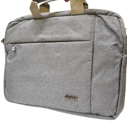 OUYAI Laptop Sleeve Bag For Men | Vegan Faux Leather Bag fits 14/15/15.6/16 inch Laptops | Business Office Shoulder Bag Water Resistant | Crossbody Slim Sling Bag ((Multicolour))