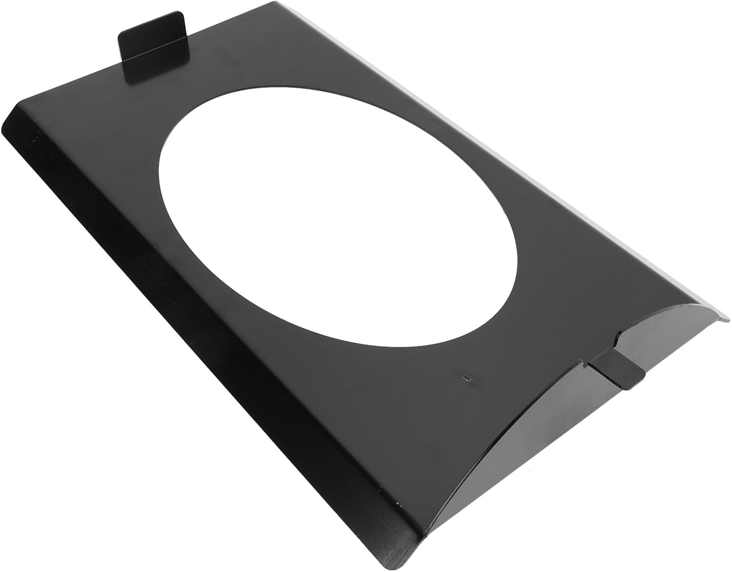 1 Pair 6x9 Inch Steel Behind Seat Speaker Brackets for C10 1973-1987 - Cab Corner Speaker Mounts - Matte Black