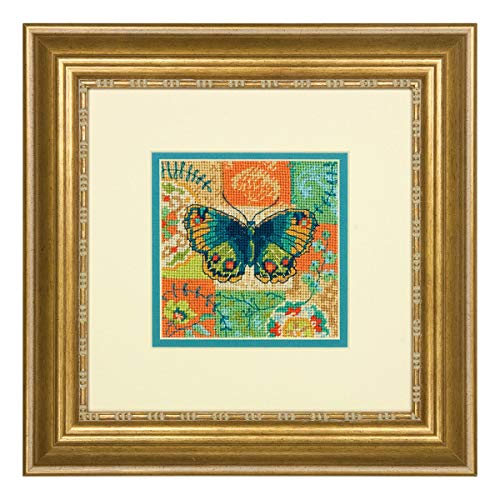Dimensions Needlepoint Kit, Butterfly Pattern, 5'' X 5'' #TOP1