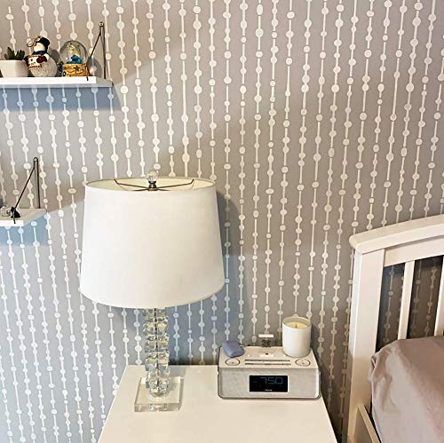 Stencilit® Dew Drops Wall Stencil - Xl 24X39.5 In | Geometric Wall Stencils For Painting Large Pattern | Modern Large Wall Stencils #TOP4