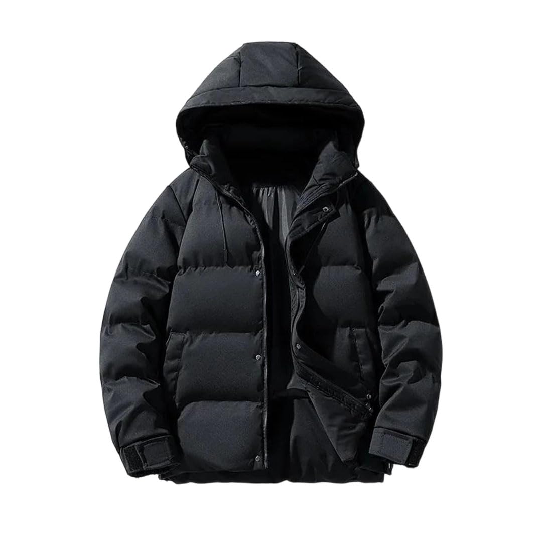 Doudoune style coréen en coton matelassé veste d'hiver décontractée hommes