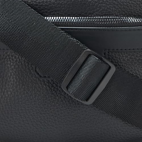 HUGO Nesh Nylon Bumbag, Sac Banane Homme, Noir, Taille Unique – vue 4